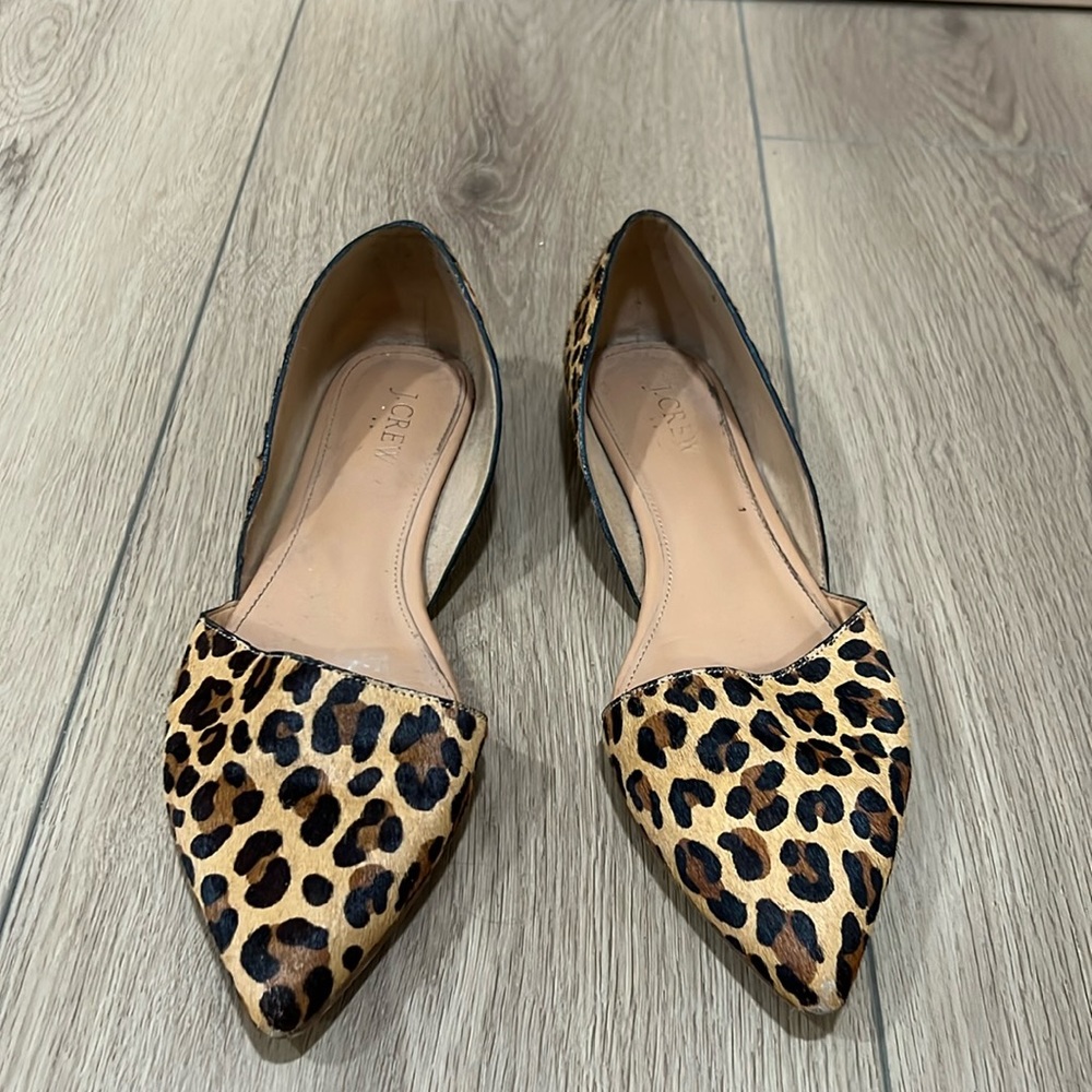 JCrew factory leopard flats